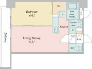 N28セントラルビル【8階】の間取り