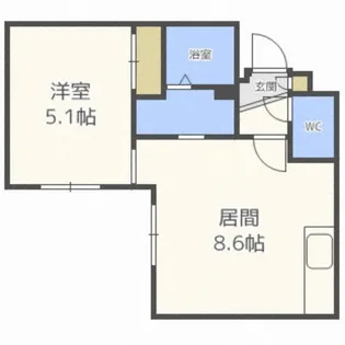 ジェイエス麻生【3階】の間取り