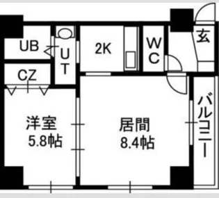 willDo北24条【10階】の間取り