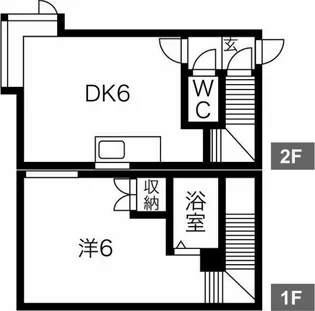 クリエイト北28条II【103号室】の間取り