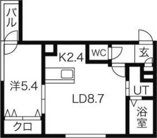 パインヒルズ麻生【303号室】の間取り