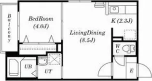 モンテマーレ麻生【3階】の間取り