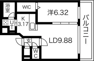 A demain 元町【1階】の間取り