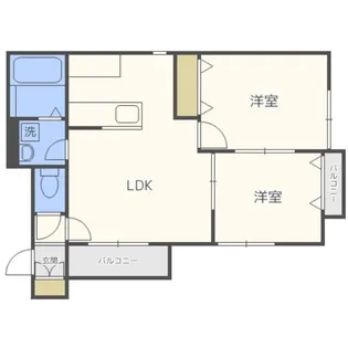 VILLA POPOLOI【2階】の間取り