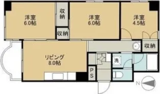 マノワール楡【4階】の間取り
