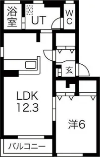 サンストリート【1階】の間取り
