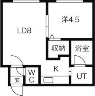 サンテモンターニュ【4階】の間取り