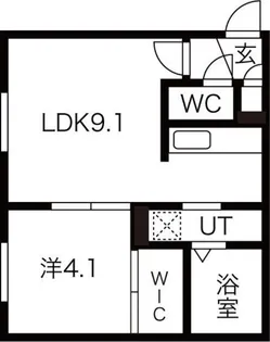 Bluebell Wood N19【1階】の間取り