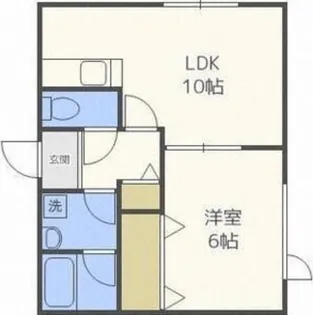 ルサージュY【203号室】の間取り