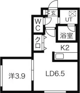 ブランノワール麻生エクサゴーヌ【303号室】の間取り
