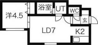 YUGO'S 環状【1階】の間取り