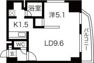ラ・ノエル北11条【4階】の間取り
