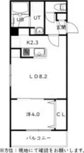 フェーラシュヴァル元町【305号室】の間取り