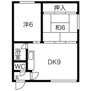 マイルーム34【201号室】の間取り