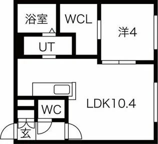 ラベイユドール【206号室】の間取り