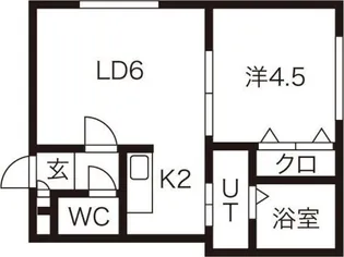 パークリュクスN18 ロイヤルヴィラ【3階】の間取り