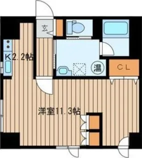 レガート東区役所前B棟【10階】の間取り