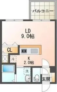 スペチアーレ札幌【6階】の間取り