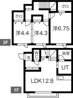 Harvest707【1階】の間取り