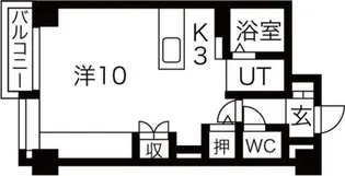 ル・コンフォルト【3階】の間取り
