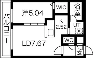 コアイズム【4階】の間取り