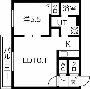 エトワール【303号室】の間取り