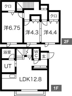 Harvest707【3階】の間取り