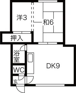 マイルーム34【103号室】の間取り