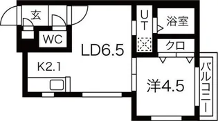 ラ・アクシアV【2階】の間取り