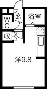 FC Farnest篠路(旧:ハーモニー篠路)【205号室】の間取り