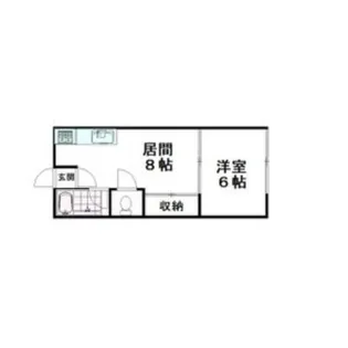 シティハイムツーエイト【202号室】の間取り