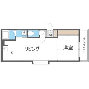 クリスタル北24条【4階】の間取り