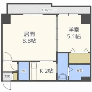willDo北24条【9階】の間取り