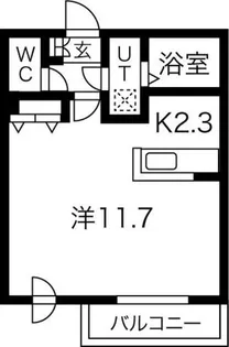 Feliz北28条【3階】の間取り