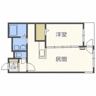 モルティーニ麻生【4階】の間取り