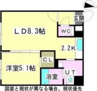 ミ・ピアーチェ麻生【3階】の間取り