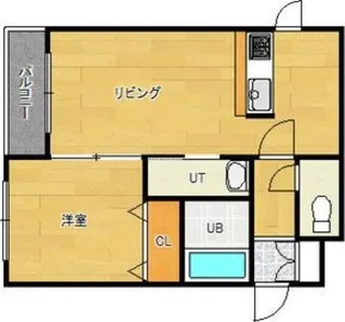 ポラリス元町【1階】の間取り