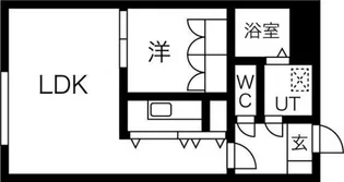 e-one【203号室】の間取り