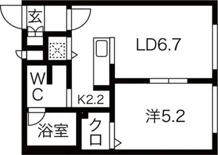 ブランノワールDECO 【1階】の間取り