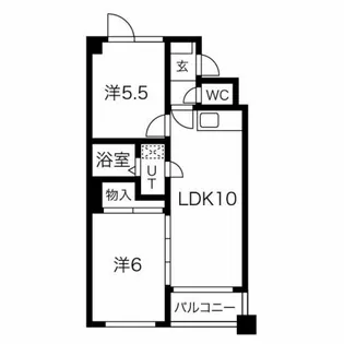 ラ・ムーネミ【402号室】の間取り