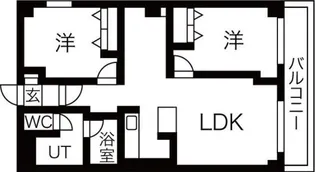 ミラネーゼ元町【506号室】の間取り