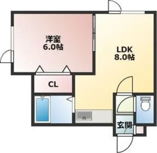 プラザイン396【205号室】の間取り