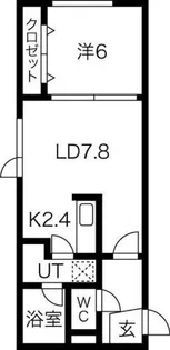 LE・EST VI(ル・エスト6)【306号室】の間取り