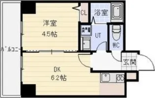 レガート北23【4階】の間取り