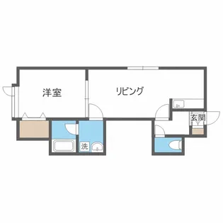 リトルスティングB【3階】の間取り