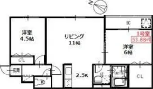 フォレスト・R【2階】の間取り