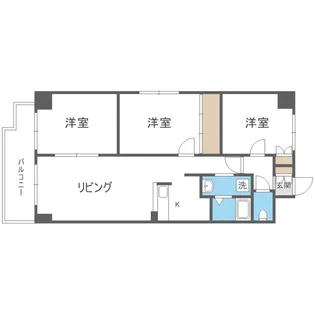 ベルマージュⅡ 522【1階】の間取り