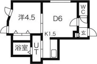 LEE SPACE 元町【105号室】の間取り