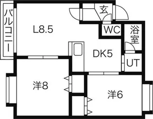 ロアジ【3階】の間取り