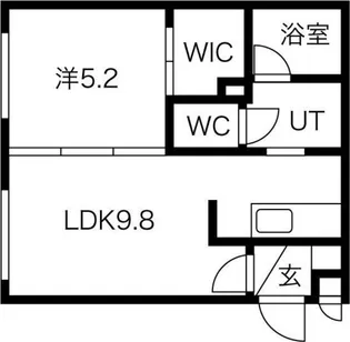 Buona Fortuna【3階】の間取り